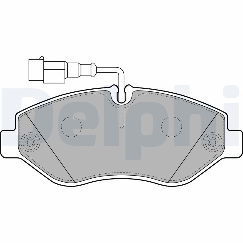 Placute frana DELPHI LP2043
