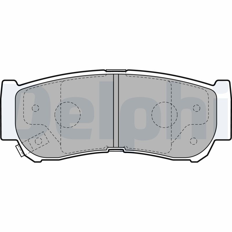 Placute frana DELPHI LP2049