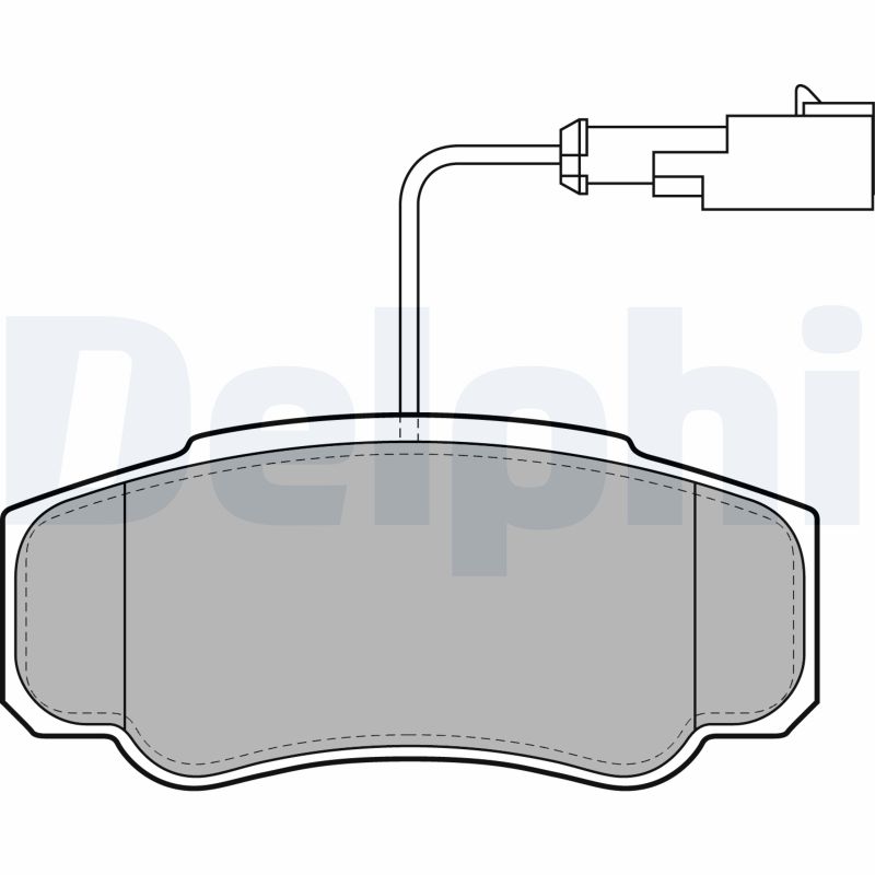 Placute frana DELPHI LP2054