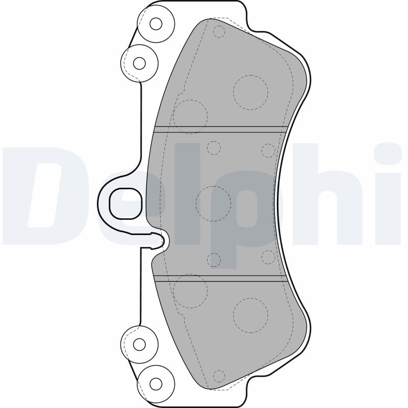 Placute frana DELPHI LP2057