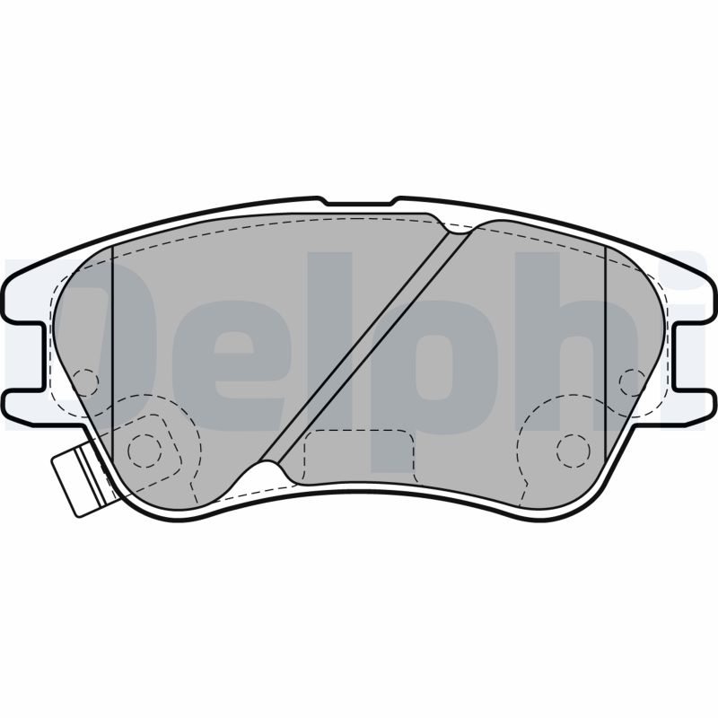 Placute frana DELPHI LP2062