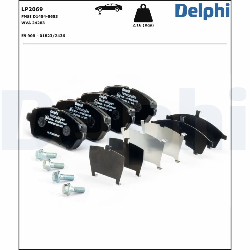 Placute frana DELPHI LP2069