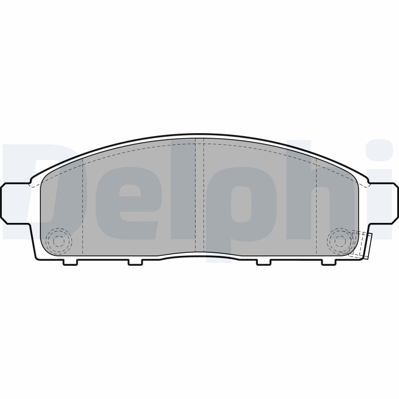 Placute frana DELPHI LP2074