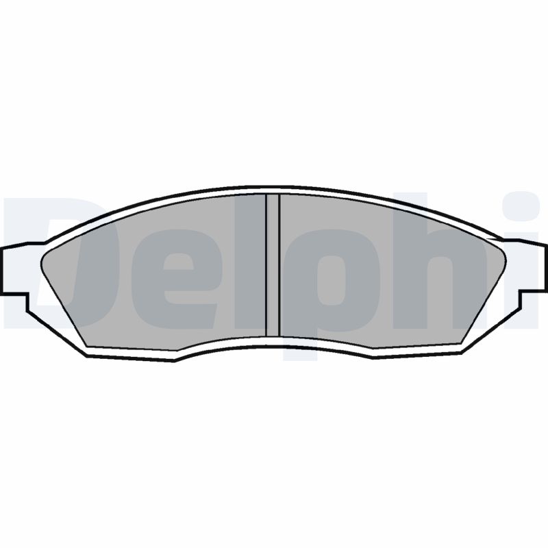 Placute frana DELPHI LP208