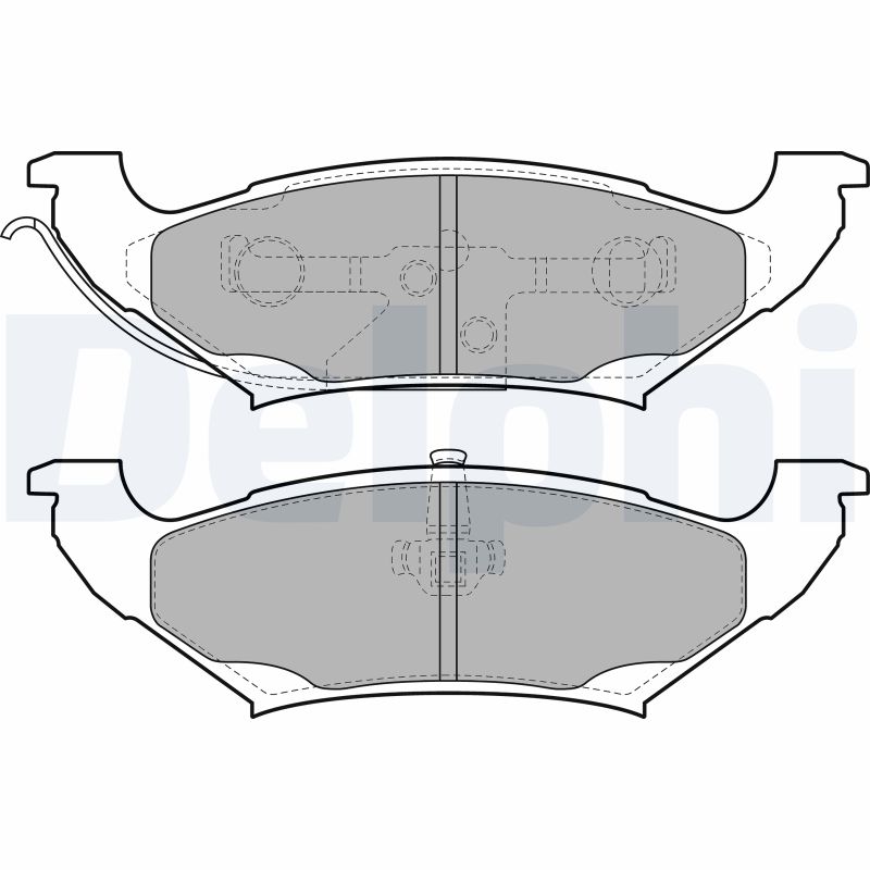 Placute frana DELPHI LP2085