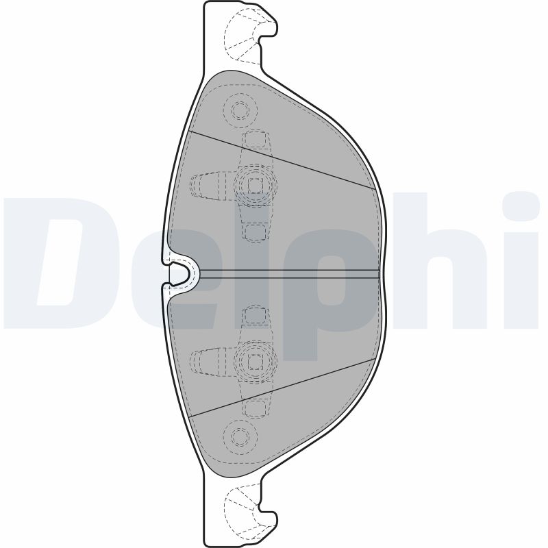 Placute frana DELPHI LP2091