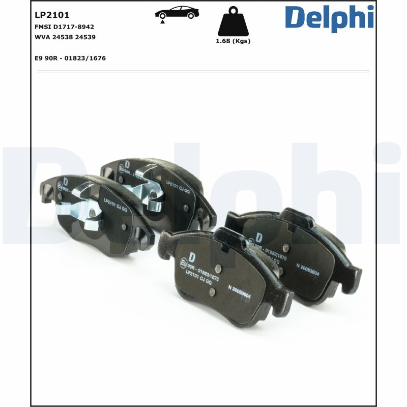 Placute frana DELPHI LP2101