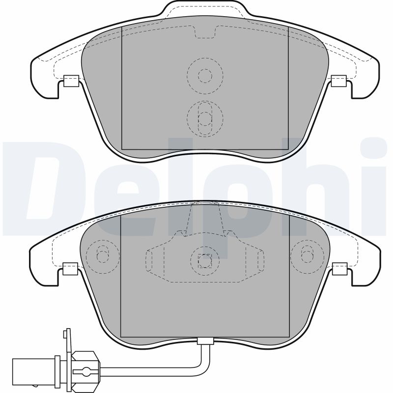 Placute frana DELPHI LP2107