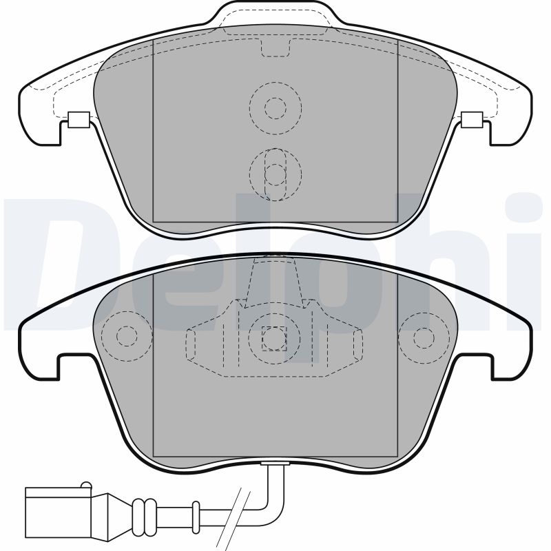 Placute frana DELPHI LP2110