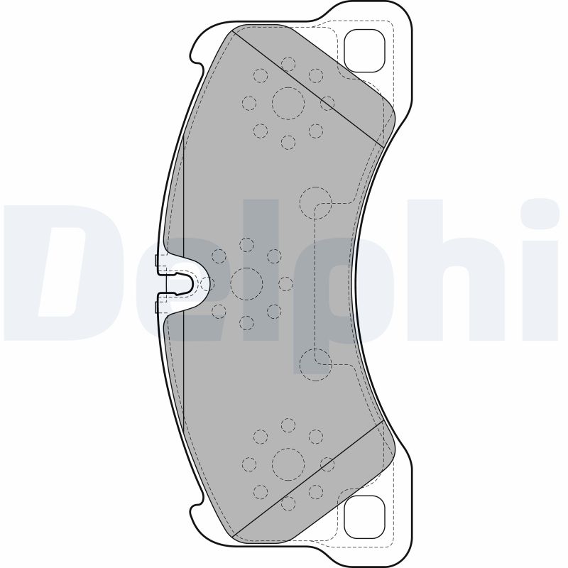 Placute frana DELPHI LP2117