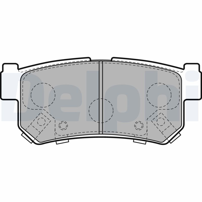 Placute frana DELPHI LP2127