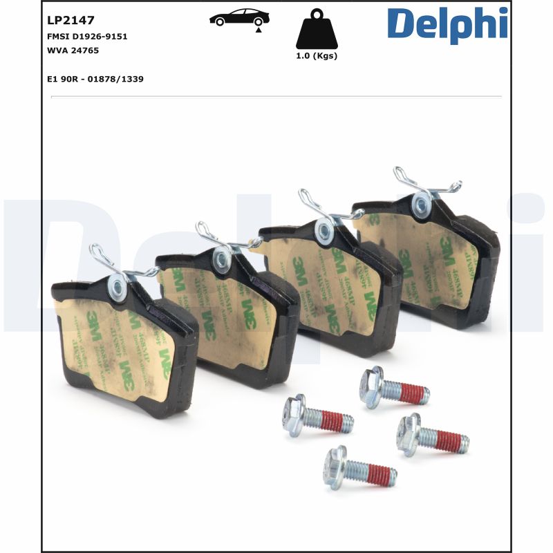 Placute frana DELPHI LP2147