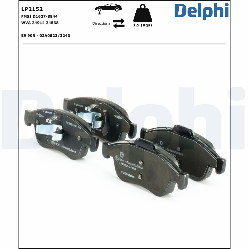 Placute frana DELPHI LP2152