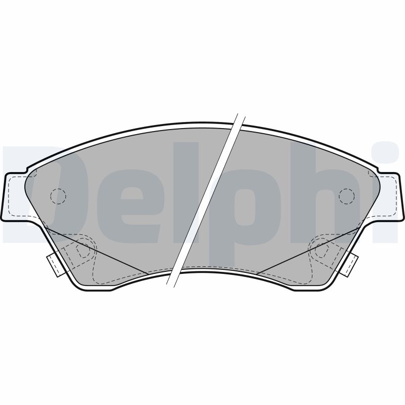 Placute frana DELPHI LP2171