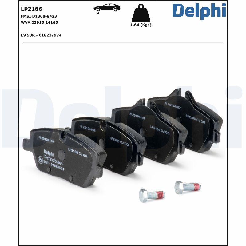 Placute frana DELPHI LP2186