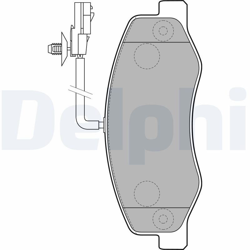 Placute frana DELPHI LP2192