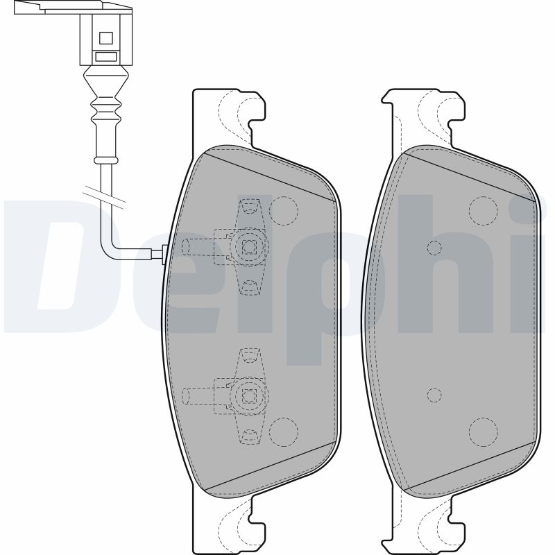 Placute frana DELPHI LP2199