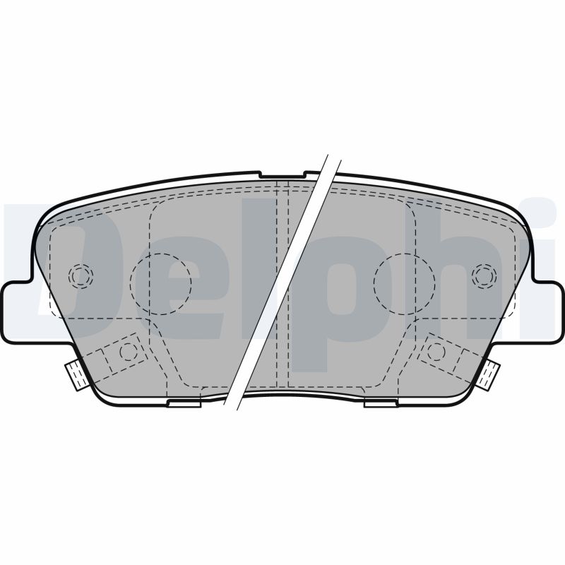 Placute frana DELPHI LP2202