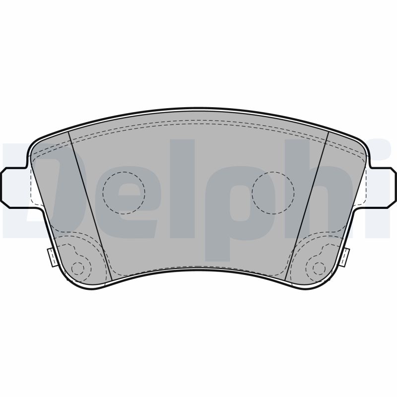 Placute frana DELPHI LP2203