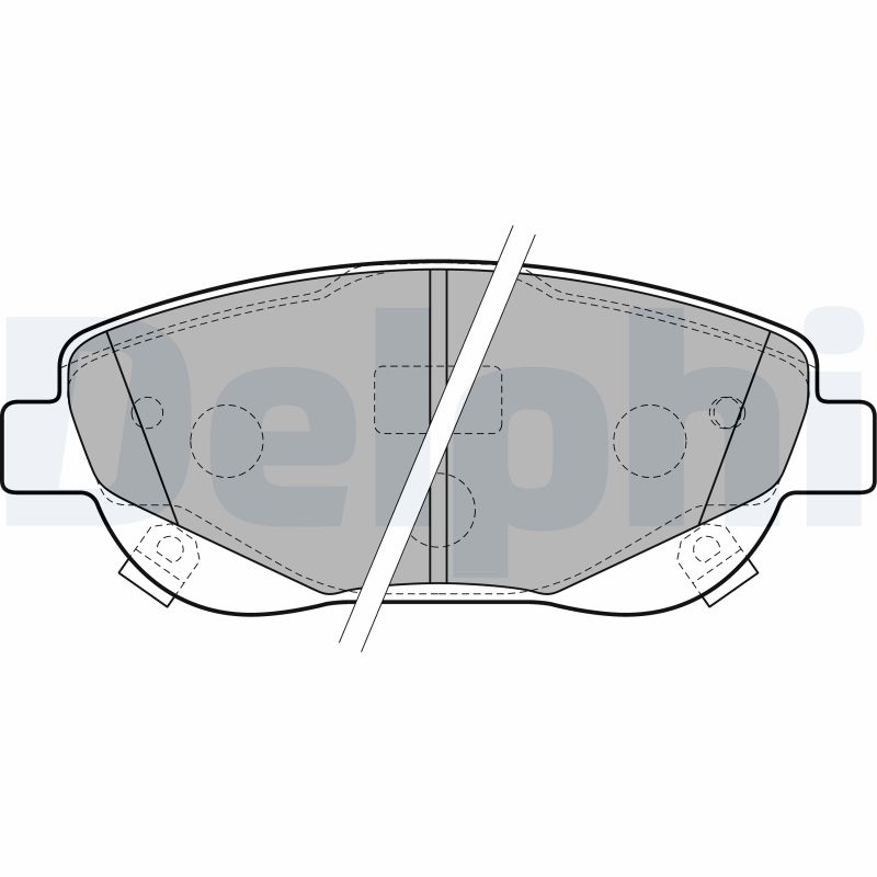 Placute frana DELPHI LP2207