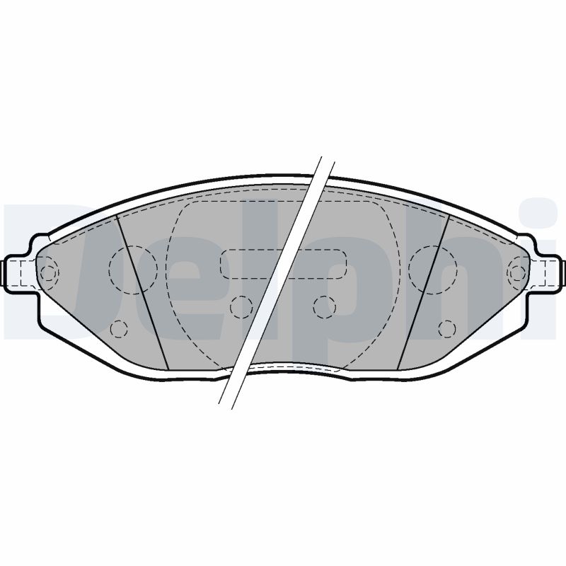 Placute frana DELPHI LP2218
