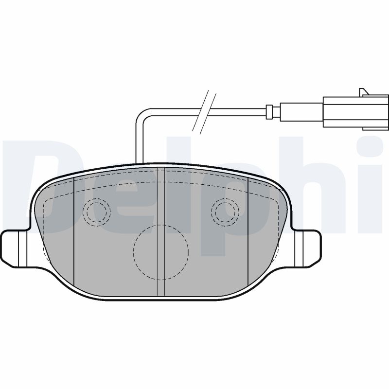 Placute frana DELPHI LP2223