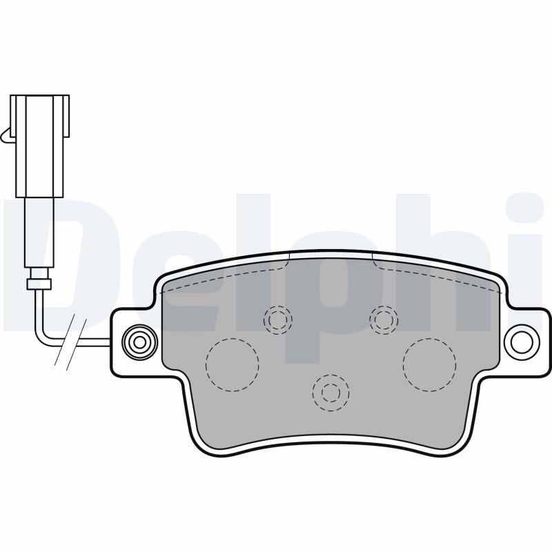 Placute frana DELPHI LP2231