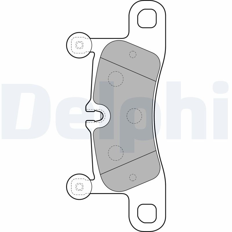 Placute frana DELPHI LP2233