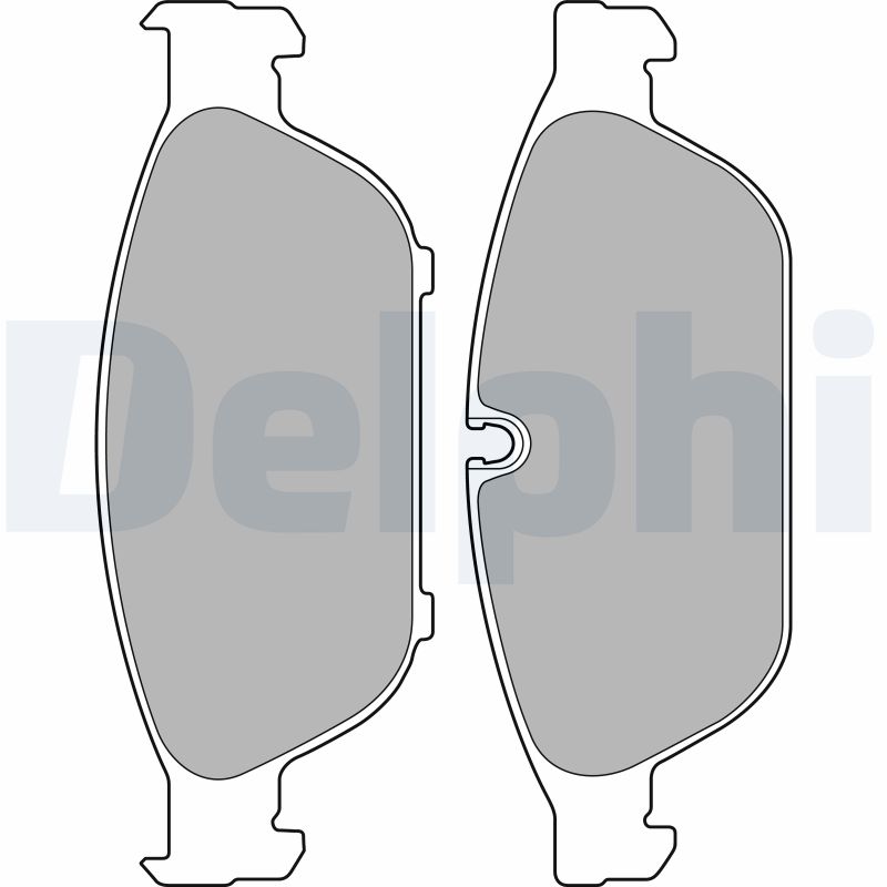 Placute frana DELPHI LP2238