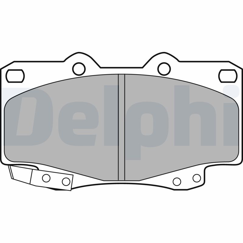 Placute frana DELPHI LP2242