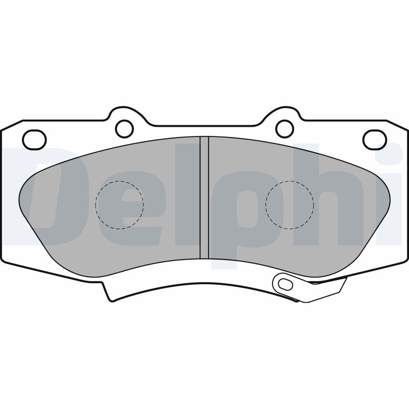 Placute frana DELPHI LP2244