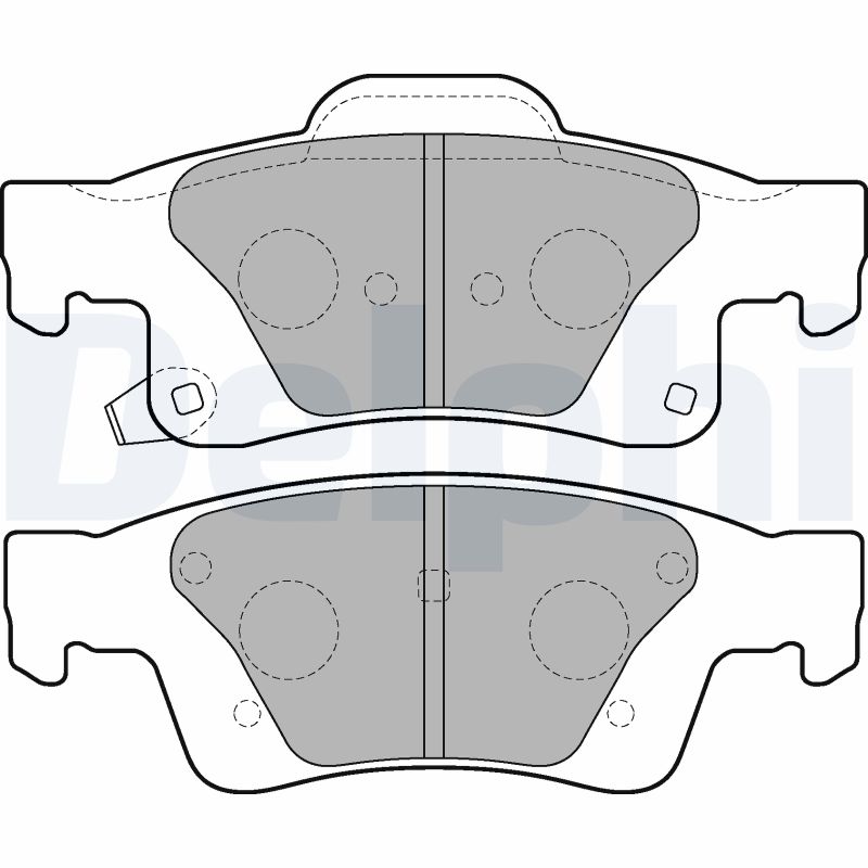 Placute frana DELPHI LP2251