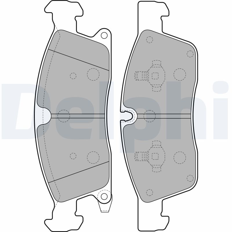 Placute frana DELPHI LP2275