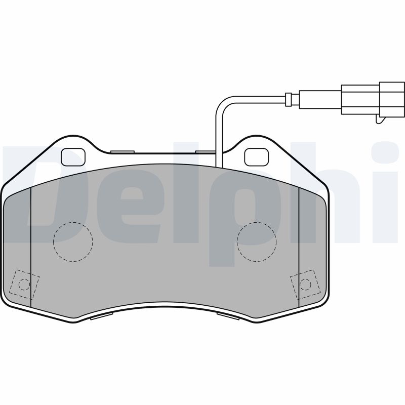Placute frana DELPHI LP2280