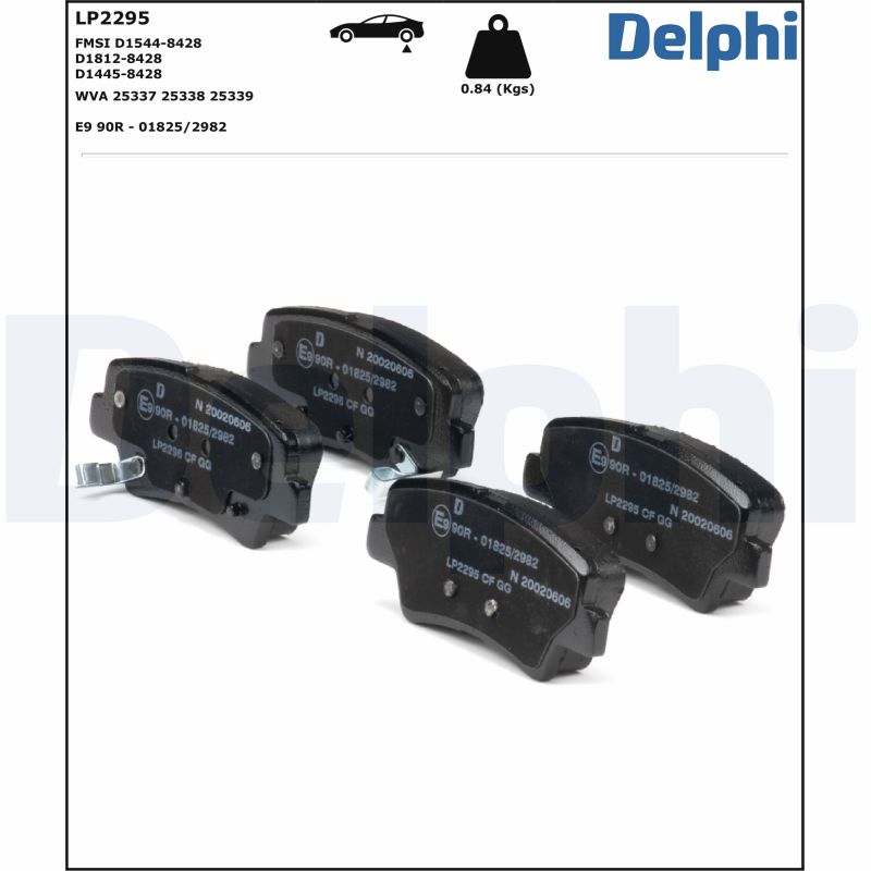 Placute frana DELPHI LP2295