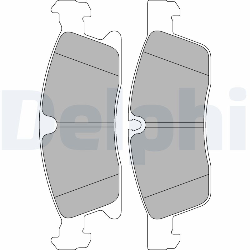 Placute frana DELPHI LP2298