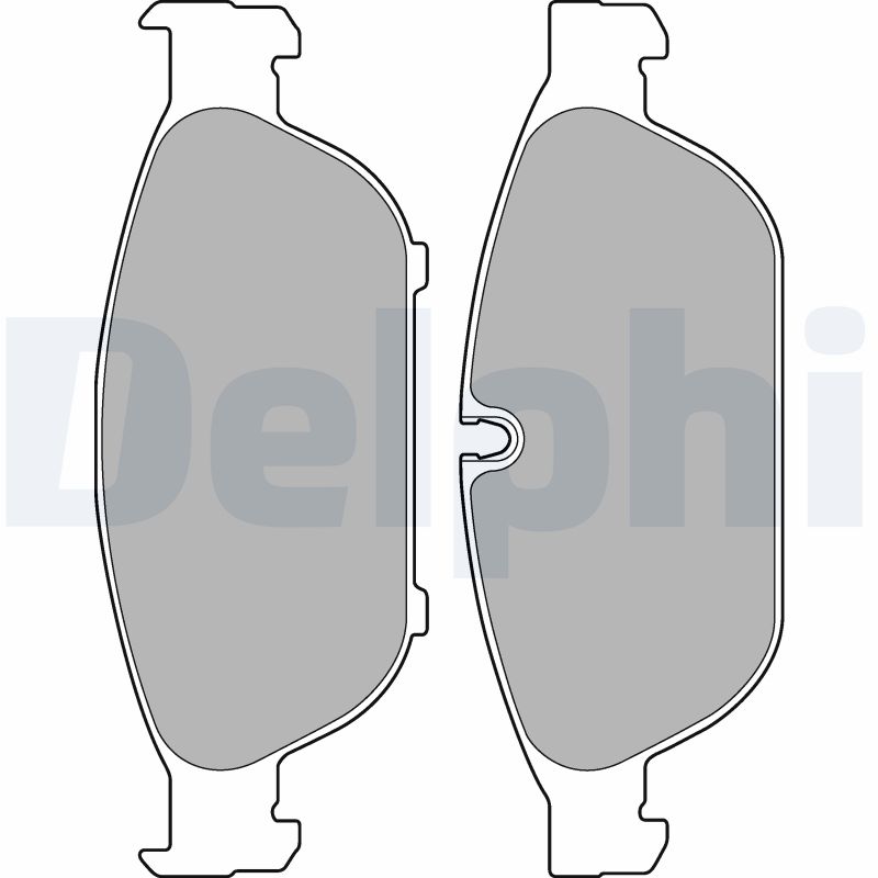 Placute frana DELPHI LP2301