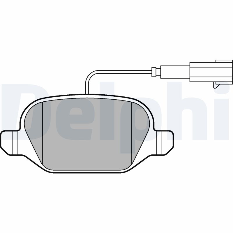 Placute frana DELPHI LP2302