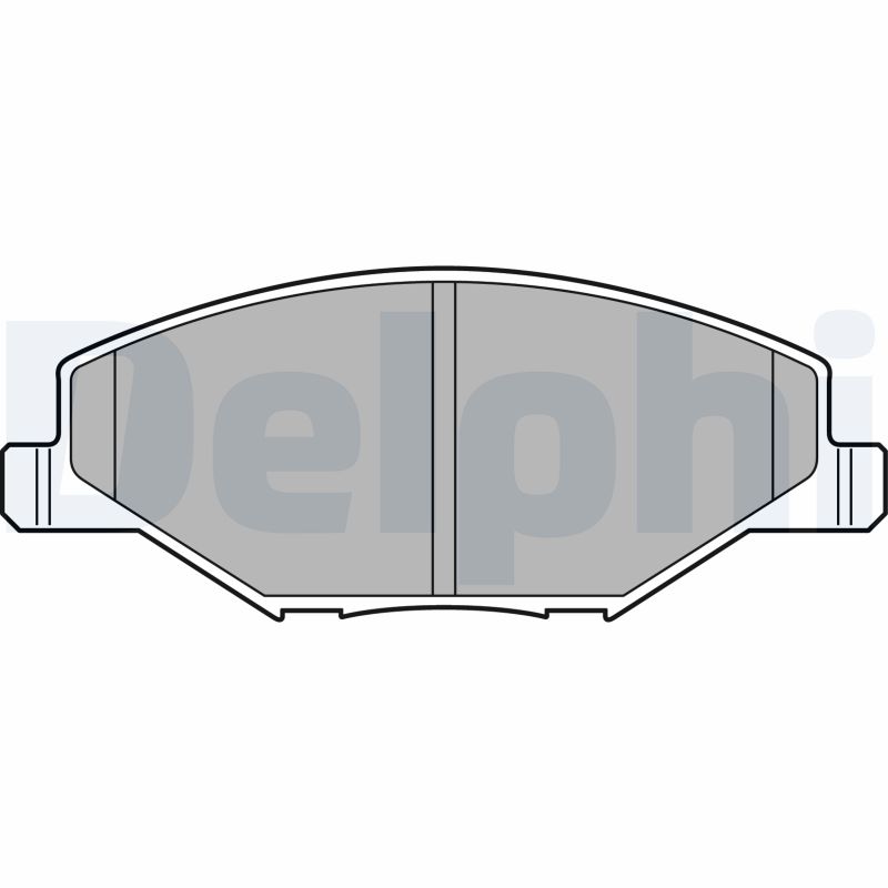Placute frana DELPHI LP2444