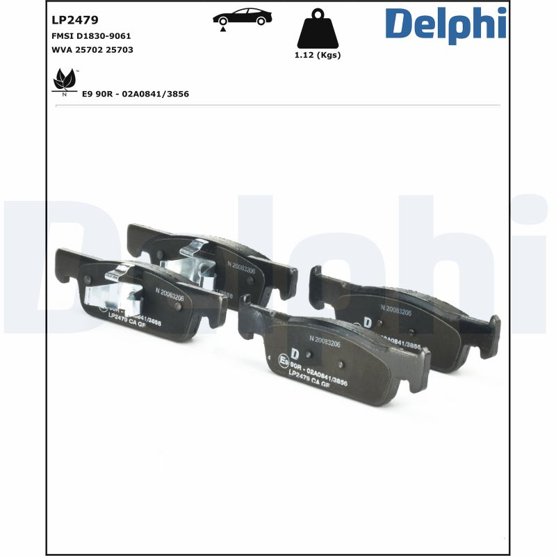 Placute frana DELPHI LP2479