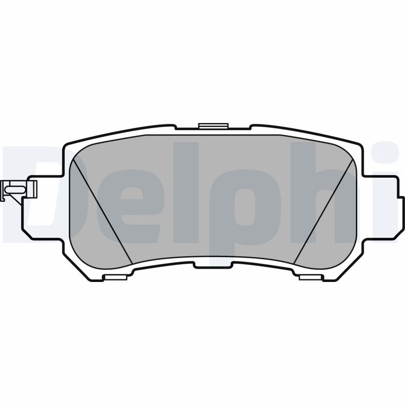 Placute frana DELPHI LP2482