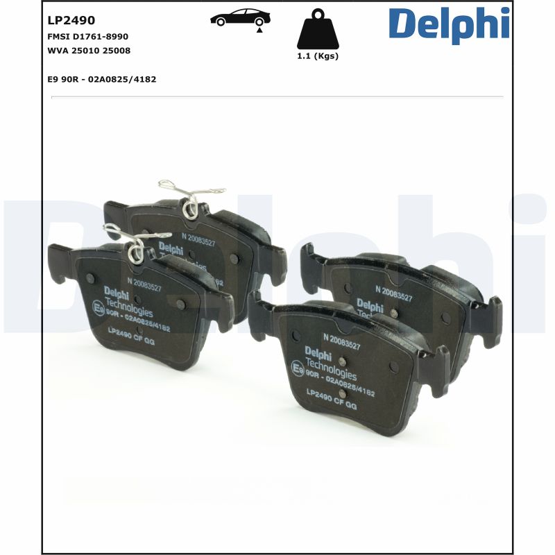 Placute frana DELPHI LP2490