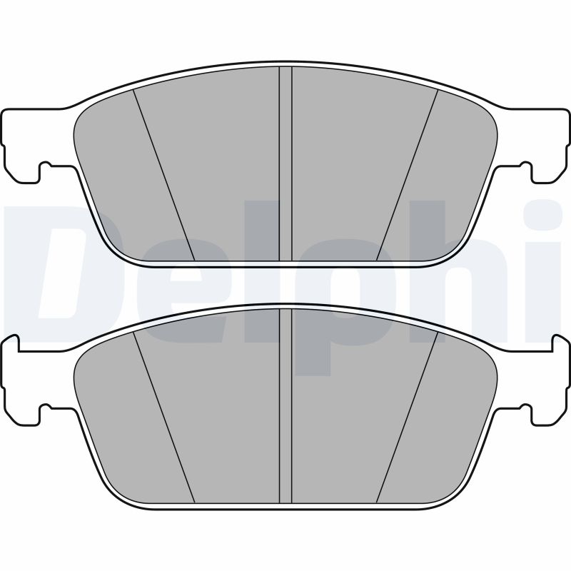 Placute frana DELPHI LP2495