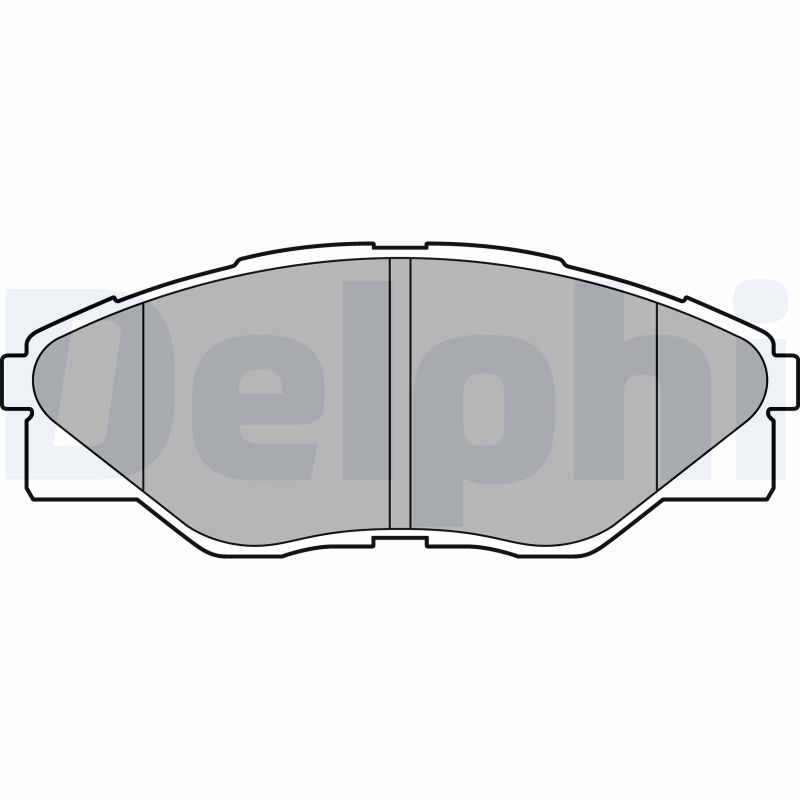 Placute frana DELPHI LP2496