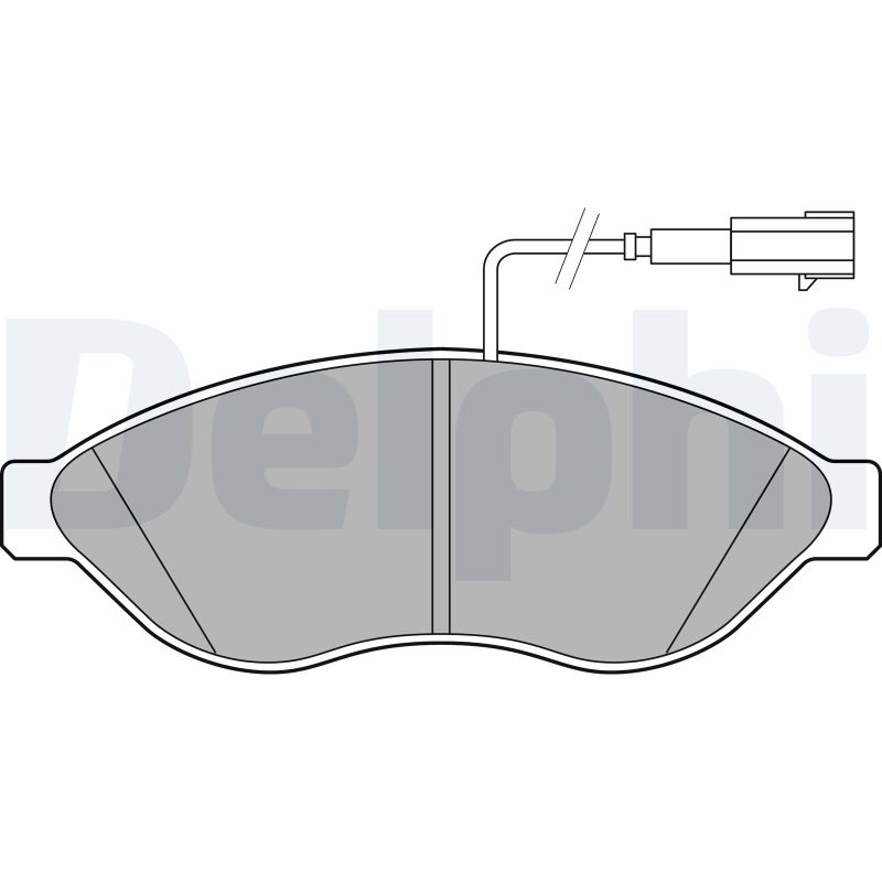 Placute frana DELPHI LP2498