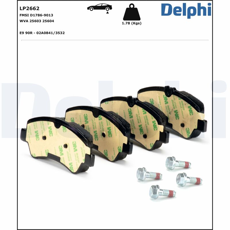 Placute frana DELPHI LP2662