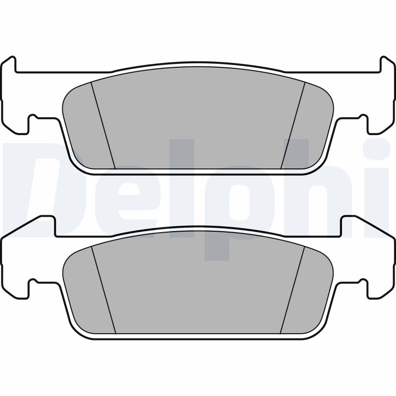 Placute frana DELPHI LP2663