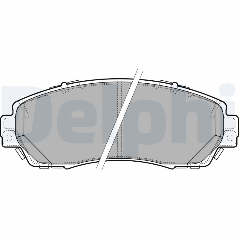Placute frana DELPHI LP2710