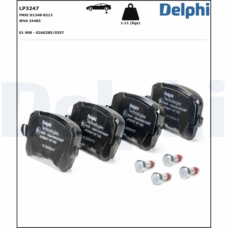 Placute frana DELPHI LP3247