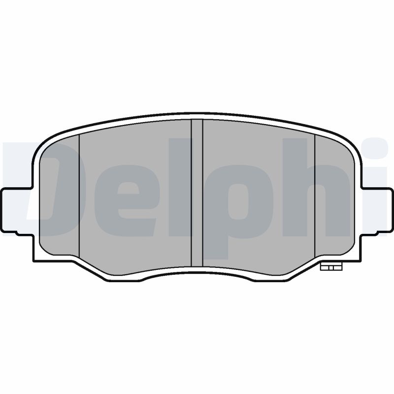 Placute frana DELPHI LP3253